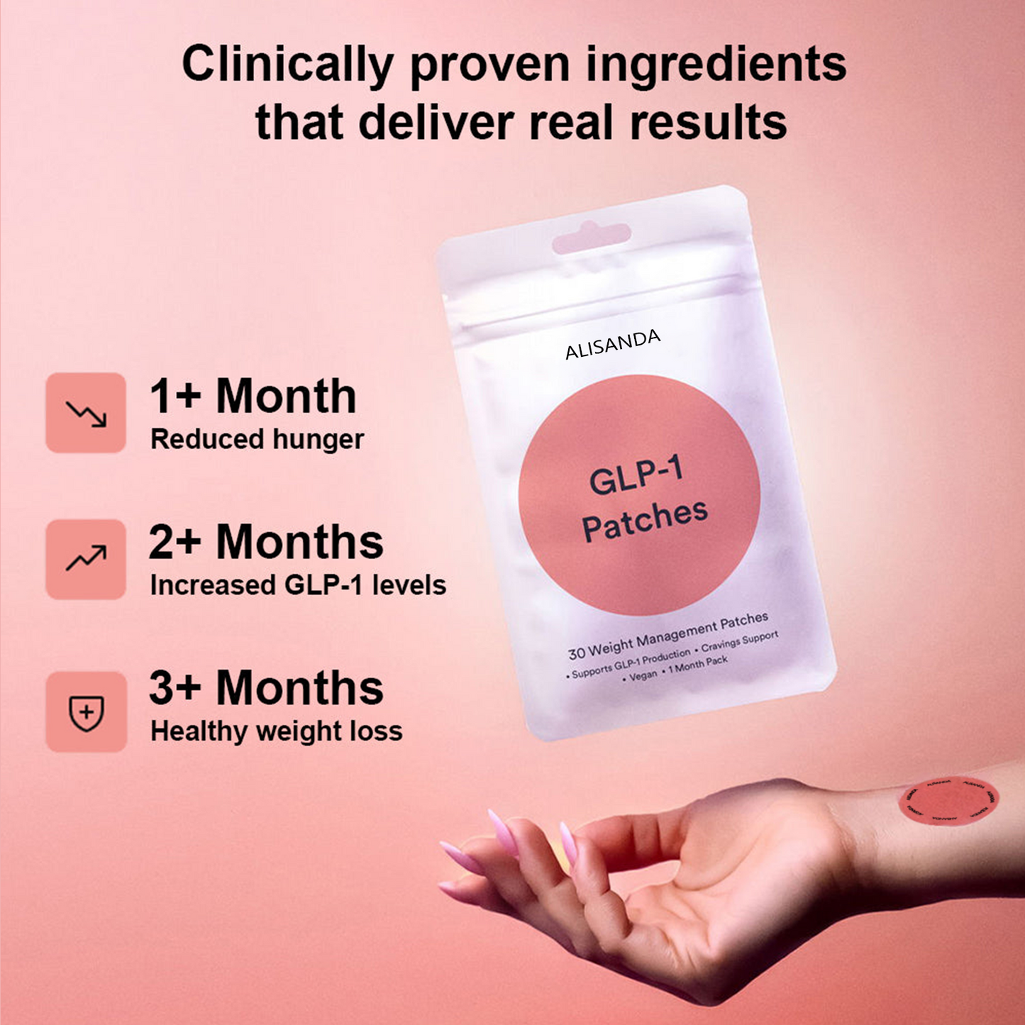 🌙GLP-1 Patch –  Support Appetite Control & Weight Loss