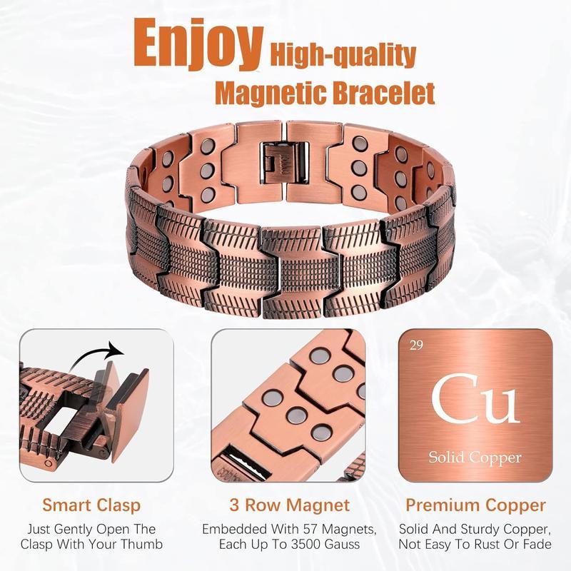 Copper magnetic bracelet——Relieve fatigue and promote blood circulation✨